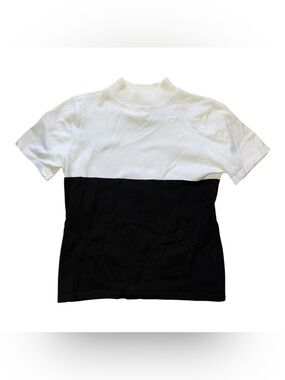 Casual Express medium rayon/nylon short sleeve mockneck
